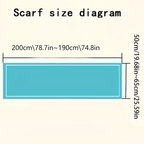 Plaid stole soft touchby Harumam shops
